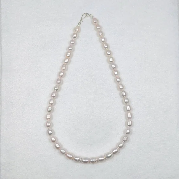 REAL - 9-10mm Baroque Pearl Necklace - Picture 2 of 11